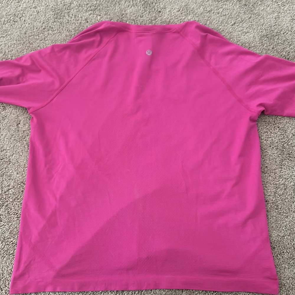 Lululemon Swiftly Tech Long Sleeve Shirt - 14 - Pink - Picture 6 of 7